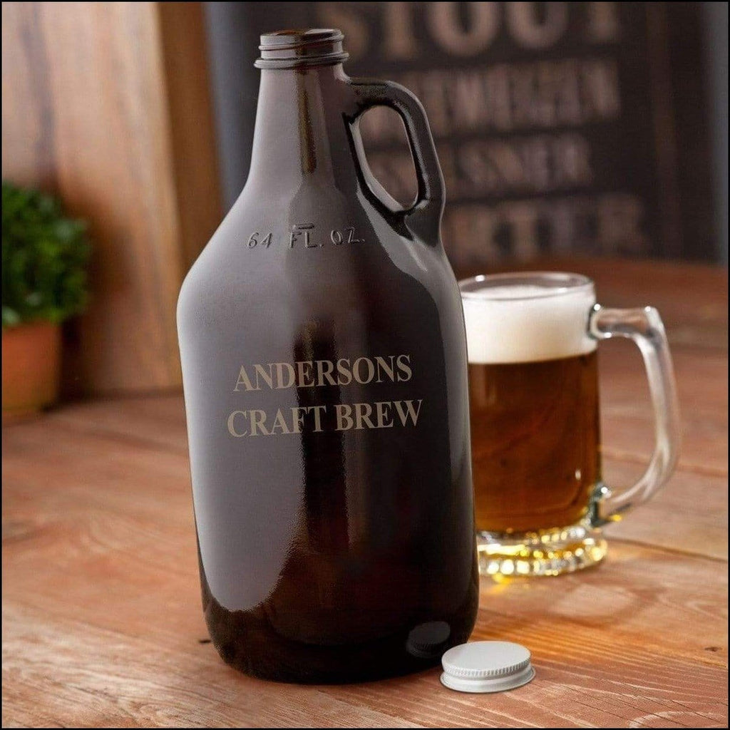 Amber Glass Growler