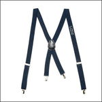 Load image into Gallery viewer, Monogrammed Tuxedo Suspenders Front
